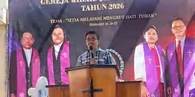 Firman Udding Hadiri Syukuran Gereja KIBAID Tarabbi, Ajak Masyarakat Terus Jaga Toleransi