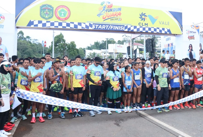 DPRD Luwu Timur Harisa Suharjo Dorong Kolaborasi Pemerintah Dan Komunitas Lewat Fun Run Lutim Juara 2026